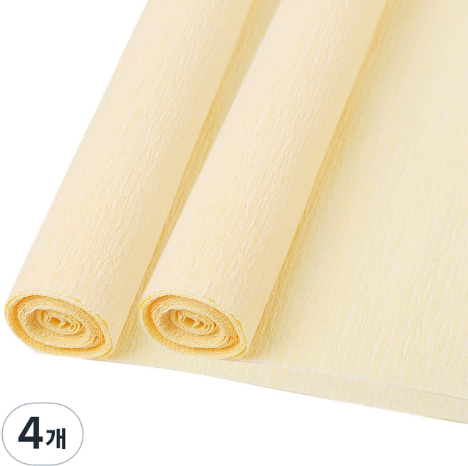 마다꾸미 주름 구김지 12 아이보리, 50 x 250 cm, 4개