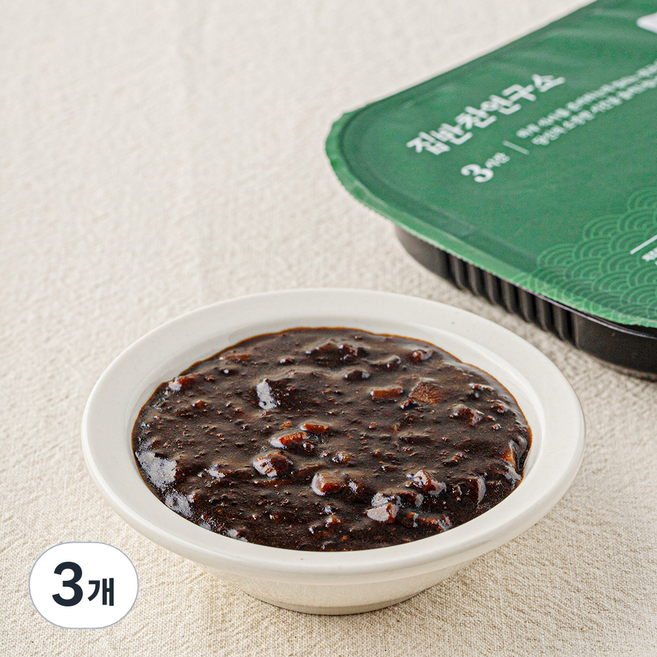 집반찬연구소 한우 야채 짜장, 300g, 3개