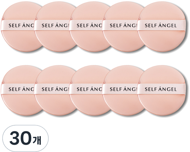 셀프천사 메이크업 미니 쿠션 퍼프, 스킨, 30개