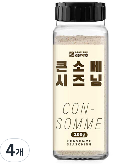 조은약초 콘소메 시즈닝, 4개, 100g