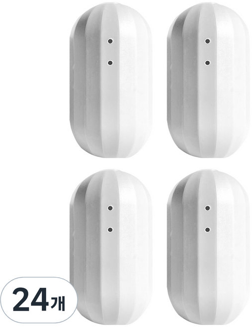 코끼리리빙 자동 변기 세정제 화이트, 230g, 24개