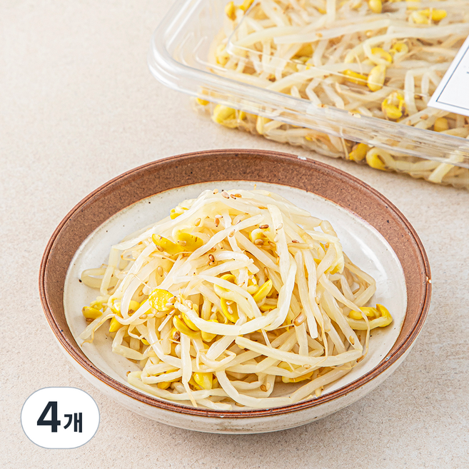 식탁위의사계 녹선 콩나물무침, 210g, 4개