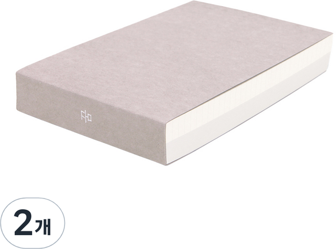 소소문구 꿈빛달길 메모 패드 중 A4, 꿈회색, 170매, 2개