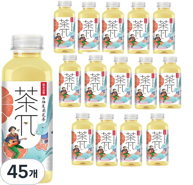 차파이 자몽차스민차, 45개, 500ml