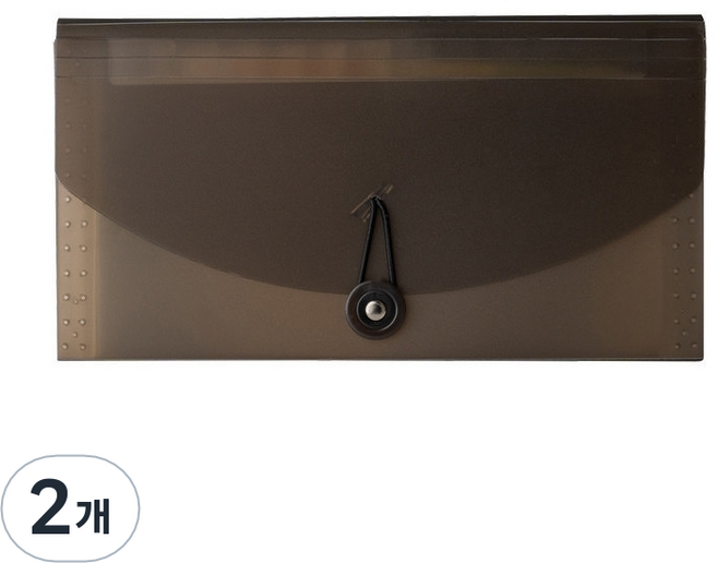 CareFree 사무실 영수증 정리함 RA-10, 블랙클리어, 2개