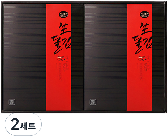바다소리 생돌김 선물세트 2호, 2세트