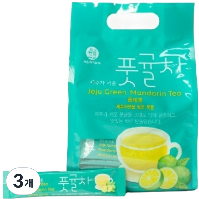 제주앤팜 제주가 키운 풋귤차 스틱, 3개, 25g