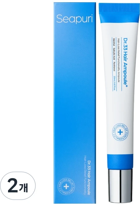 씨퓨리 닥터33 헤어앰플, 20ml, 2개 - 쿠팡