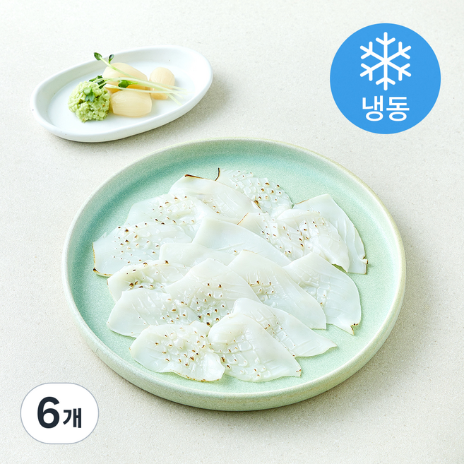 ISEA 구운 솔방울한치 포장횟감 20미 (냉동), 6개, 120g