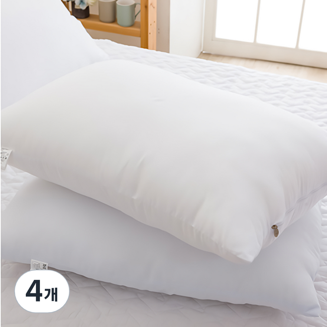 누리홈 클래식 퓨어 베이직 베개솜, 4개