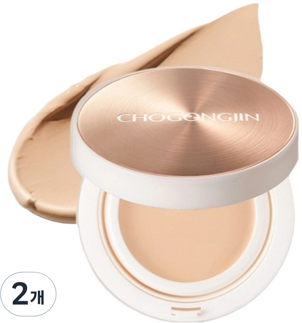 초공진 비비 팩트 쿠션 본품15g, 2개, 21N바닐라