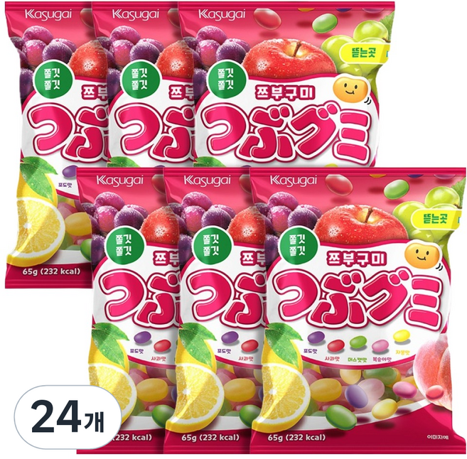 Kasugai 春日井 變臉兔 雷根糖, 24個, 65g