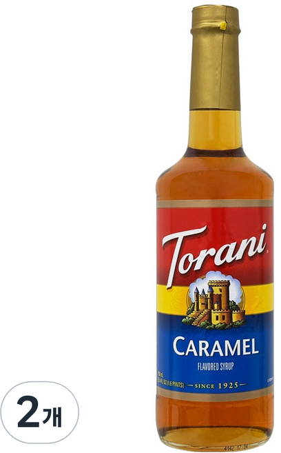 토라니 오리지널 카라멜향 시럽, 750ml, 2개
