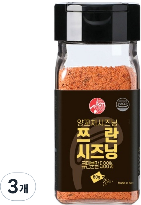 아이엠소스 쯔란시즈닝, 60g, 3개
