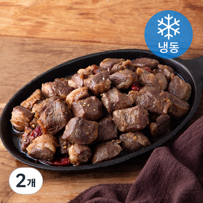 셰프초이스 뭉텅 갈매기살 양념구이 2입 (냉동), 2개, 1kg