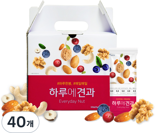 에코밀 하루에 견과, 40개