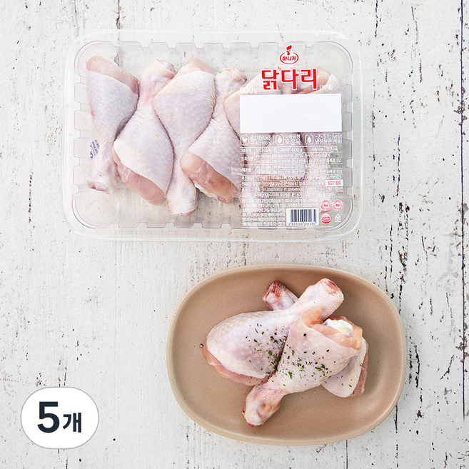 마니커 1등급 닭다리 북채 (냉장), 600g, 5개