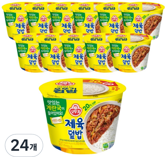 오뚜기 제육덮밥, 315g, 24개