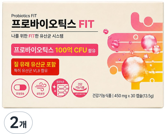비타민하우스 프로바이오틱스 FIT 13.5g, 2개, 30정