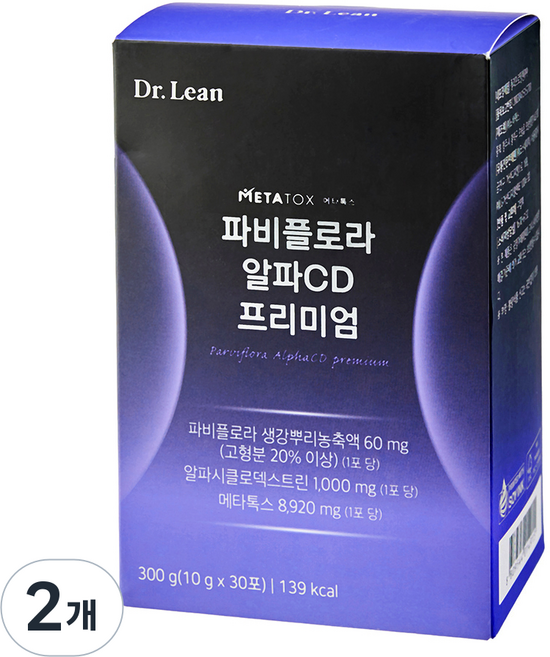 닥터린 파비플로라 알파CD 프리미엄 30p, 300g, 2개