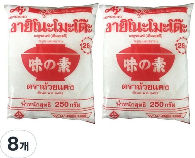 아지노모토 우마미 조미료, 250g, 8개 - 쿠팡
