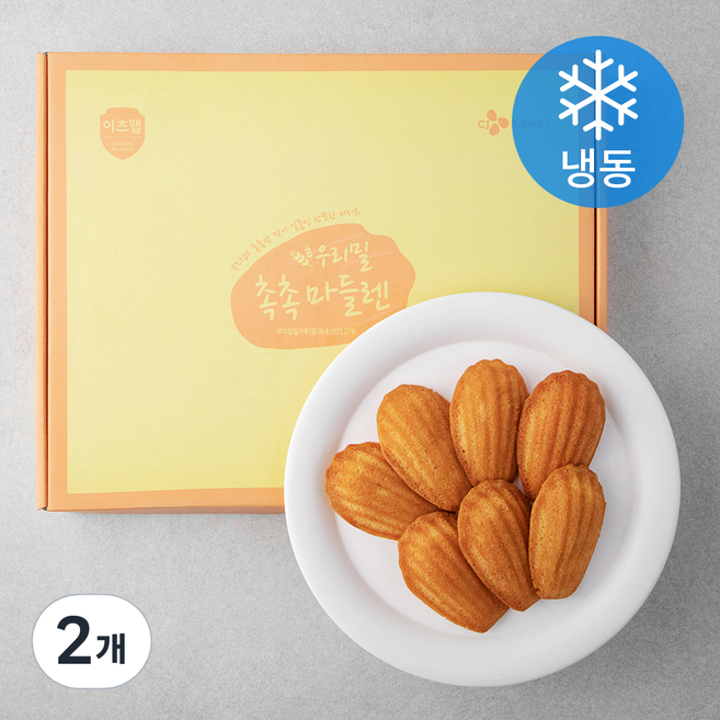 이츠웰 우리밀 촉촉 마들렌 (냉동), 15g, 30개입, 2개