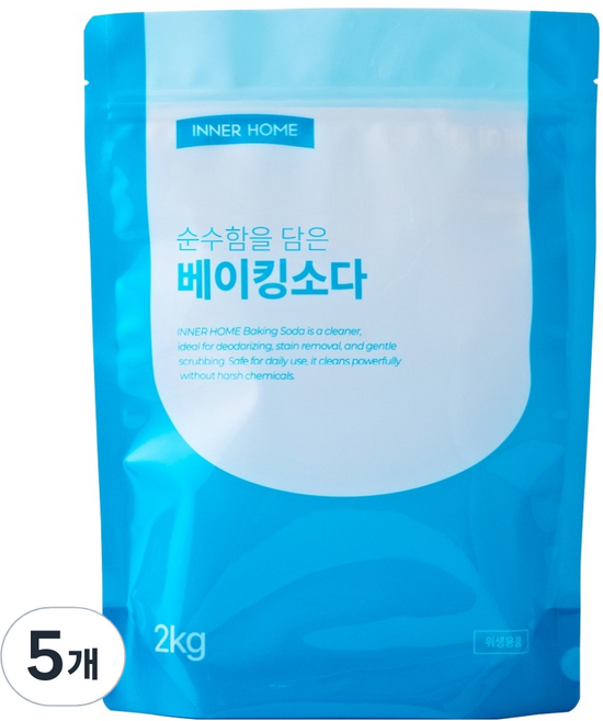 이너홈 베이킹소다, 2kg, 5개