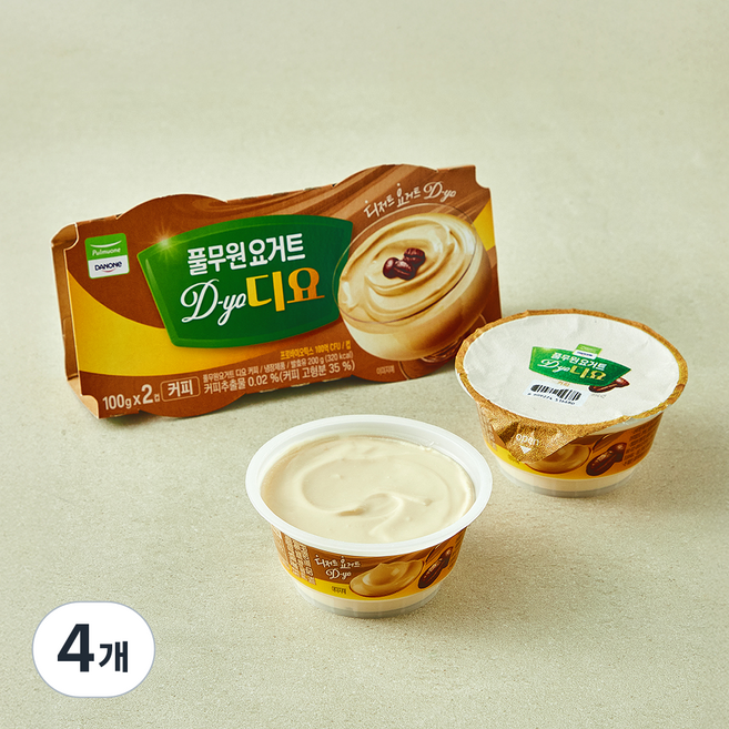 풀무원 디요 컵커피, 100g, 4개