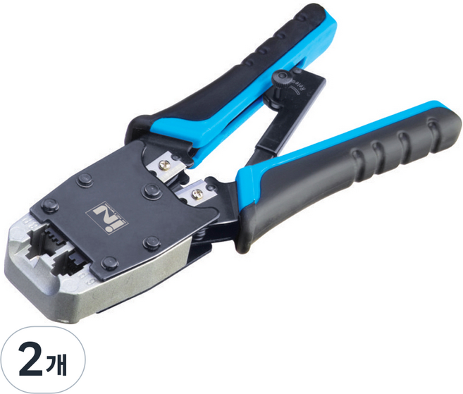 인네트워크 CAT5E / 6 랜케이블 플러그 압착 랜툴 IN-500R, 혼합색상, 2개, 264mm