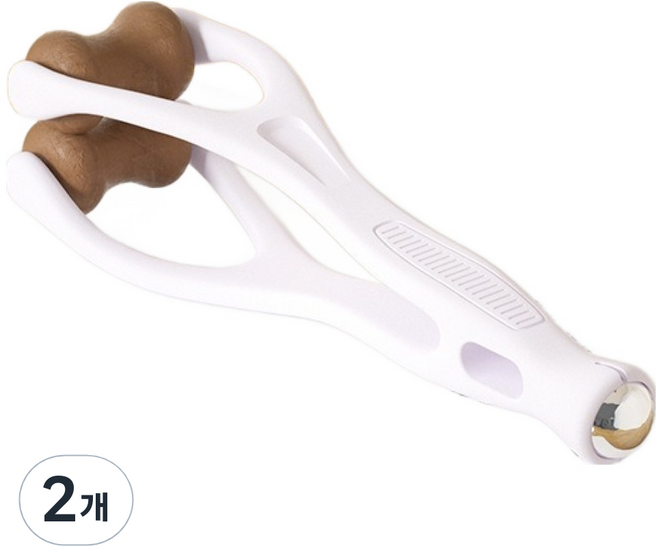 LIVING POCKET 手指按摩刮痧人造砭石, 2個, 白色