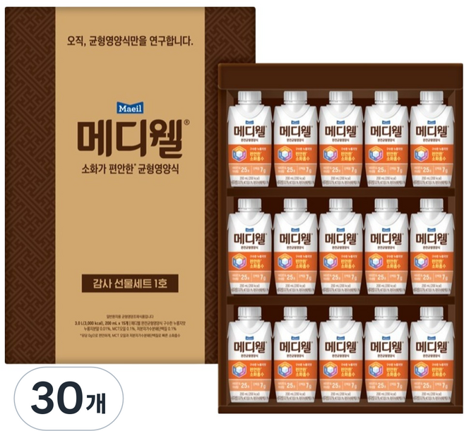 메디웰 감사 1호 영양식, 30개, 200ml