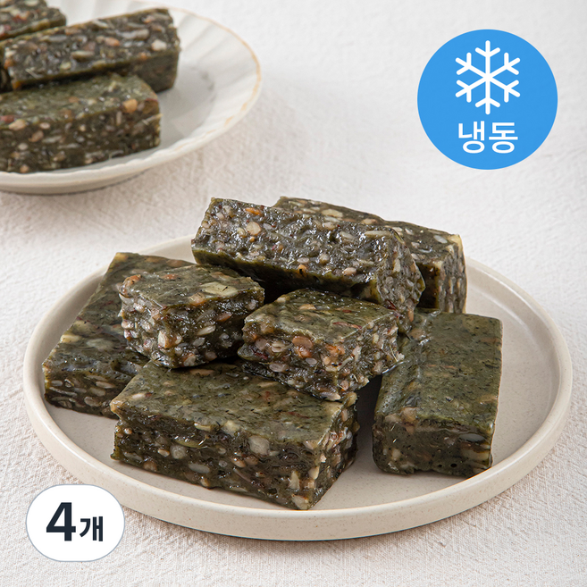 시루조아 쑥 견과찰떡 (냉동), 500g, 1개입, 4개