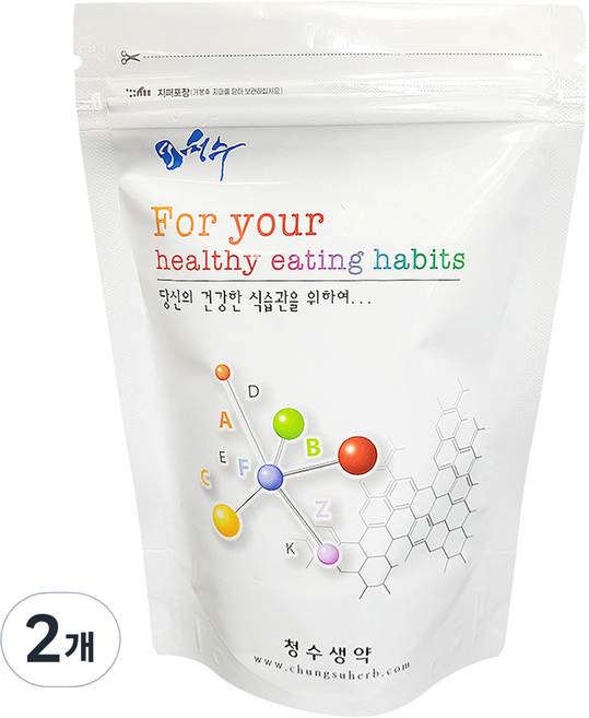 청수생약 산수유 분말, 2개, 500g