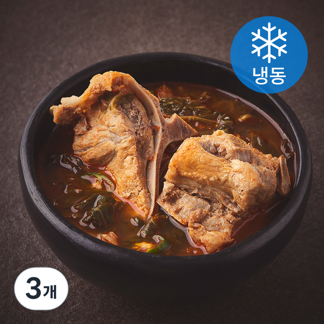 집콕집국 뼈감자탕 (냉동), 700g, 3개