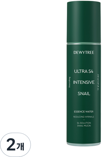 듀이트리 울트라 S4 인텐시브 스네일 에센스워터, 150ml, 2개