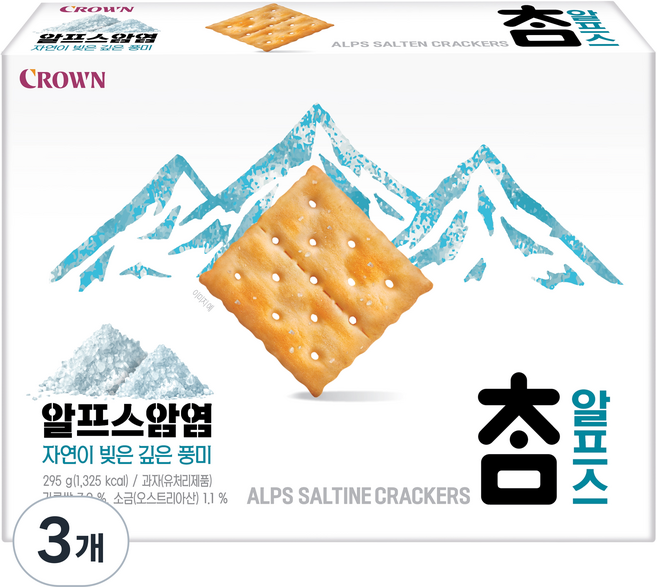 참크래커 참 알프스, 295g, 3개