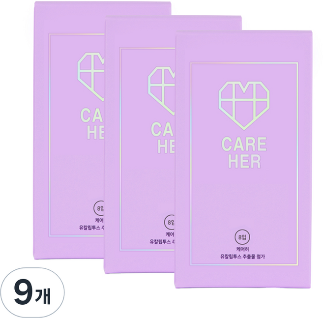 케어허 콘돔, 8개입, 9개