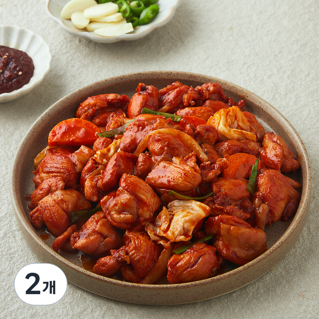 성화푸드 춘천에서 만든 달수 닭갈비, 2개, 500g
