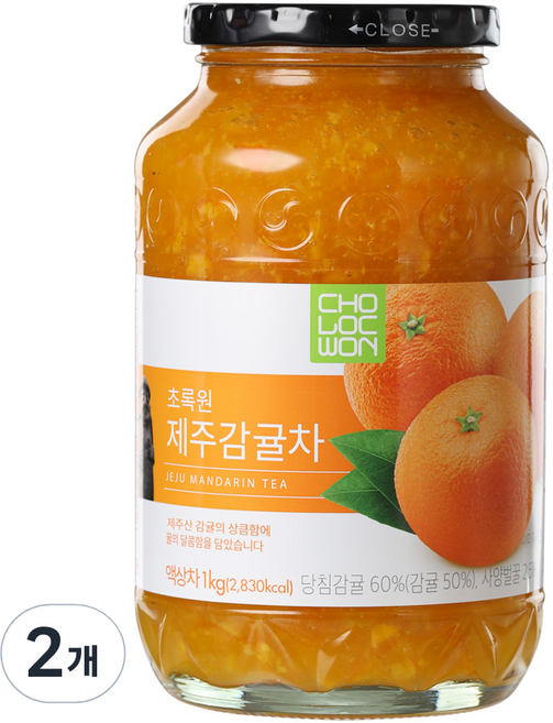 초록원 제주감귤차, 1kg, 1개입, 2개