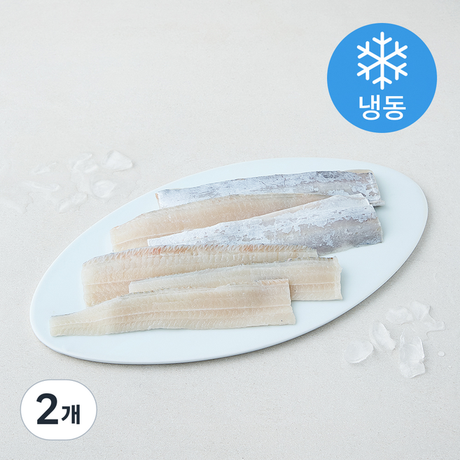 중매인신훈식 제주 손질 맑은소금 순살갈치(냉동), 2개, 360g