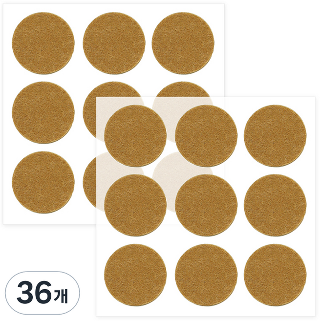 원형 긁힘방지패드, 36개