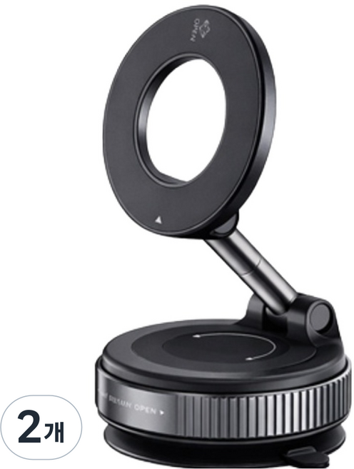 엠노블 앵커 맥세이프 거치대, 블랙, 2개