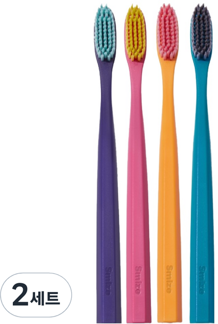 스마이즈 그래핀모 칫솔 3.5 세트 A, 2세트