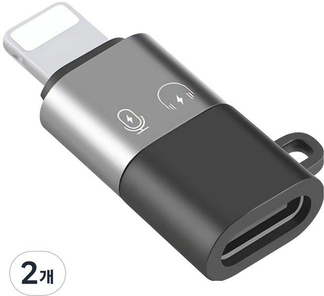 호후 C타입-라이트닝 OTG 미니젠더 시라오미, 혼합색상, 2개, 30mm