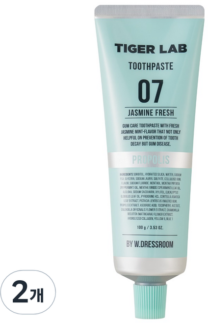 TIGER LAB 清新牙齦護理牙膏, 100g, 2個