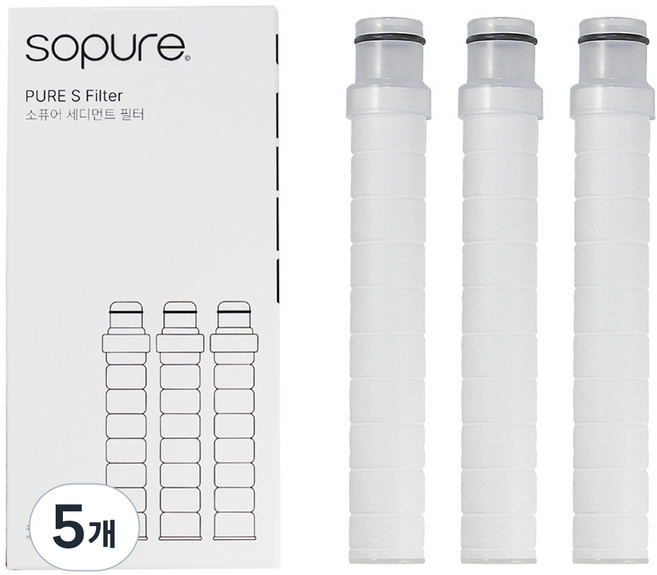 소퓨어 PURE9 전용 1차 세디먼트 필터 3p, 5개