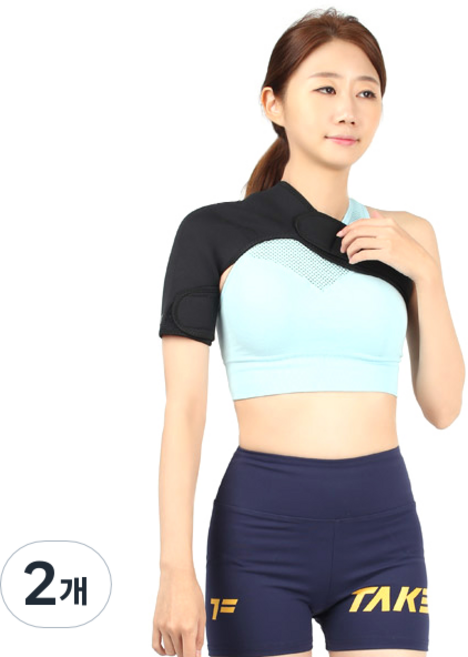 소프트 우측 어깨 보호대 블랙 CM-7754, 2개