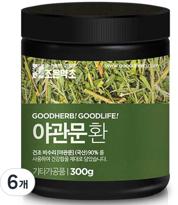 조은약초 프리미엄 야관문환, 300g, 6개
