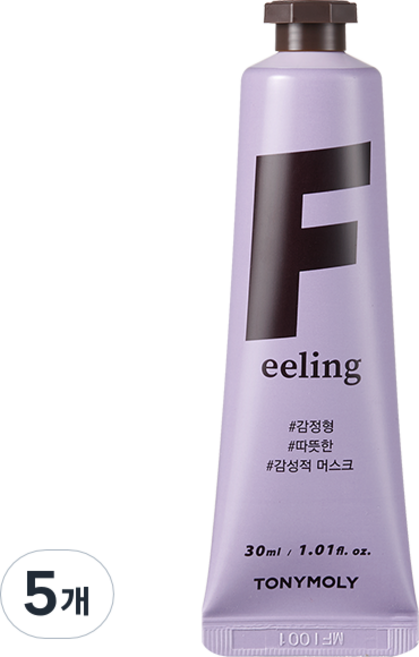 토니모리 MBTI 핸드크림 리치 F 플로럴 머스크, 30ml, 5개