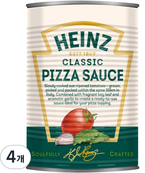 하인즈 피자소스, 400g, 4개